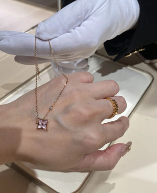 Louis Vuitton Blossom Star Enamel Pendant Necklace