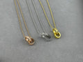 Cartier Double-Ring Necklace with Diamond Accents