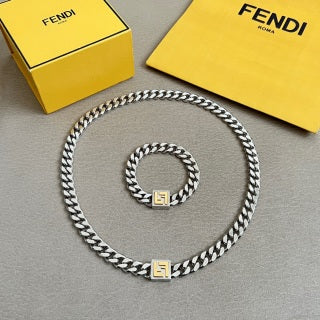 Fendi Varello FF Chain Link Bracelet