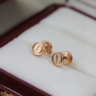 Cartier screw-motif stud earrings