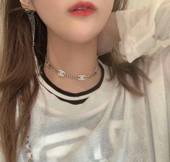 CHANEL Seraphina Dual-Tone Chain Necklace