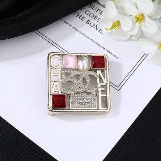 CHANEL Camille Heritage Emblem Brooch