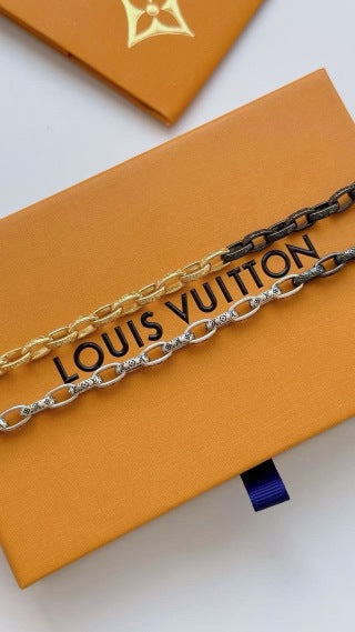 Louis Vuitton Tri Tone Fusion Chain Necklace