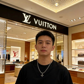 Louis Vuitton Feather Emblem Rope Chain Necklace