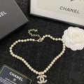 Chanel Elegant Pearl CC Pendant Necklace