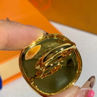 Louis Vuitton Bold Rounded Monogram Statement Ring