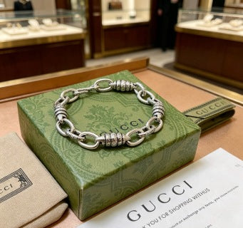 Gucci GG Interlocking Link Chain Bracelet